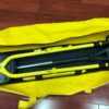 Billie Jean King's Eye Coach yellow carry bag with Eye Coach Junior